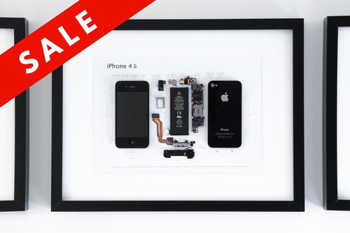 Iphone smontato con cornice - 4s,